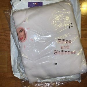 Rise and shine hoodie white kylie jenner shop